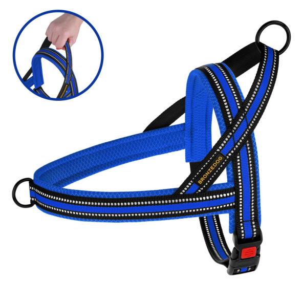 Barksi Mesh Шлея для собак Скандинавська синя, розмір L - 3