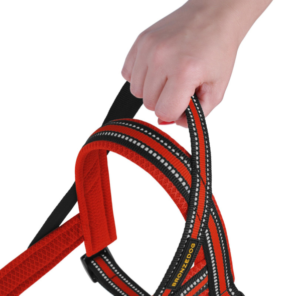 Barksi Mesh Шлея для собак Скандинавська червона, розмір L - 2