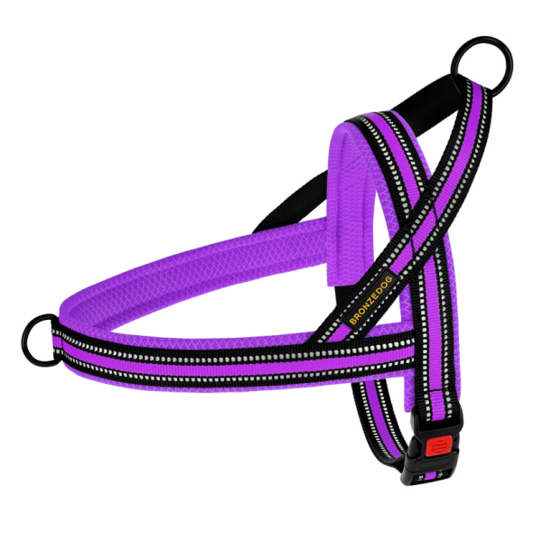 Barksi Mesh Шлея для собак Скандинавська фіолетова, розмір S