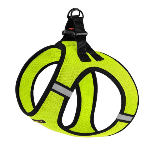 Barksi Mesh Vest Шлея для собак з 3D сіткою лимонна, розмір М