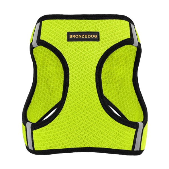 Barksi Mesh Vest Шлея для собак з 3D сіткою лимонна, розмір М - 1