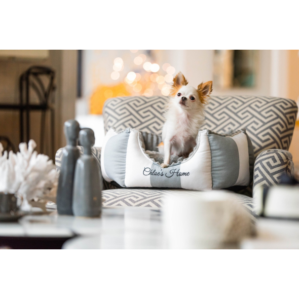 Chloe's Home Лежак для домашніх тварин Monte Carlo сірий М - 1