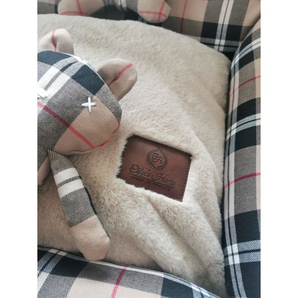 Chloe's Home Лежак для домашніх тварин Дублін коричневий S - 1