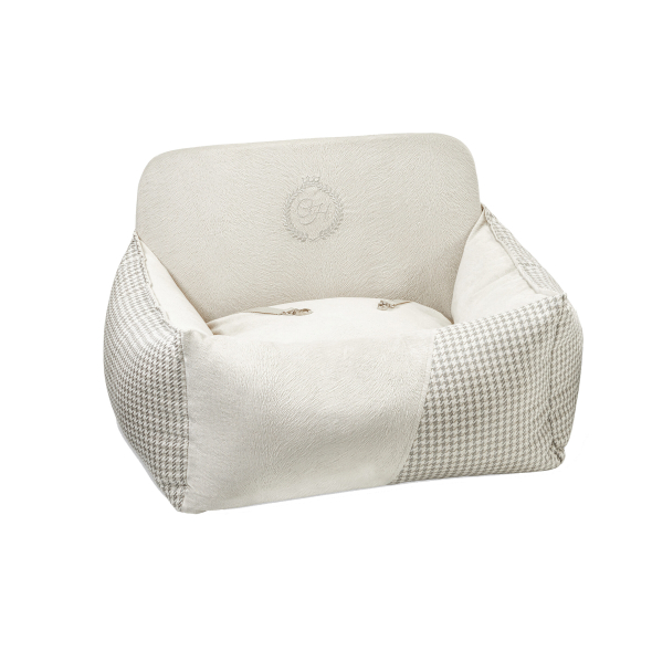 Chloe's Home Автокрісло для собак Berlin екрю