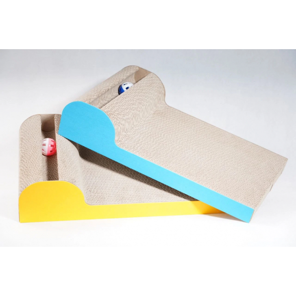 Multilabel Кігтеточка із картону з одним м'ячиком - іграшкою - 3