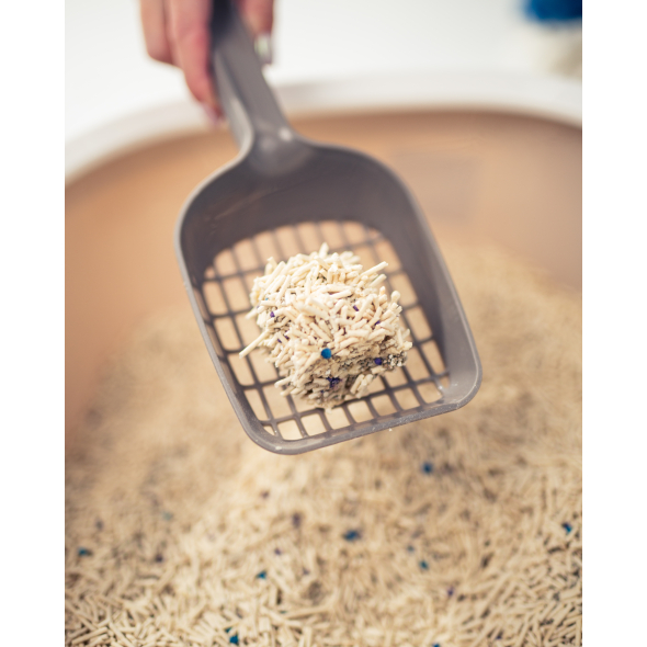 VELVET PAW TOFU Наповнювач для котячих туалетів з бентонітом, оригінальний, гранули 2 мм, 6 л/2,6 кг - 4