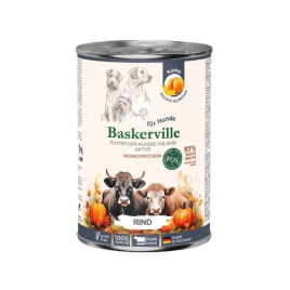 Baskerville FOS Aktive Monoprotein Rind Вологий корм для активних собак яловичина з гарбузом, 400 г