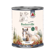 Baskerville FOS Monoprotein Pferd Вологий корм для собак конина з журавлиною, 800 г