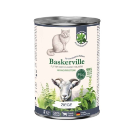 Baskerville FOS Sterlised Monoprotein Ziege Вологий корм для стерилізованих котів коза з кропивою, 400 г