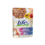 LifeCat Вологий корм для котів Тунець з фруктовим міксом в желе 70 г
