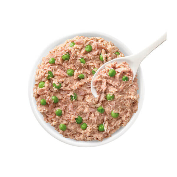 LifeCat Anti Hairball Mousse Вологий корм для котів Тунець з горохом 70 г - 1