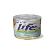 LifeCat le Ricette Вологий корм для котів Тунець з кальмарами 150 г
