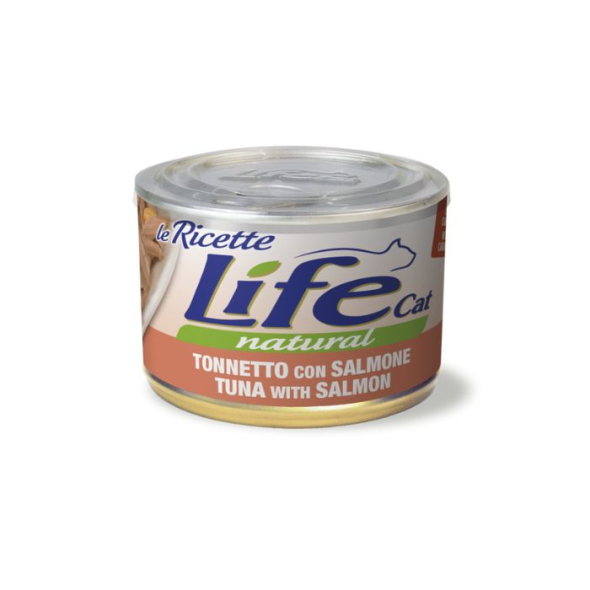 LifeCat le Ricette Вологий корм для котів Тунець з лососем 150 г