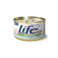 LifeCat Вологий корм для котів Тунець з білою рибою 85 г