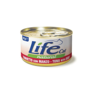 LifeCat Вологий корм для котів Тунець з яловичиною 85 г
