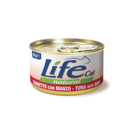 LifeCat Вологий корм для котів Тунець з яловичиною 85 г