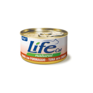 LifeCat Вологий корм для котів Тунець з сиром 85 г