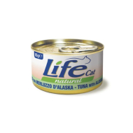 LifeCat Вологий корм для котів Тунець з тріскою 85 г