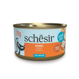 Schesir Grill Sardines Вологий корм для котів сардина в соусі, 70 г