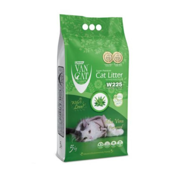 VanCat Aloe Vera Бентонітовий наповнювач, з ароматом алое вера 5 кг (6 л)