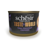 Schesir Taste the World Chicken Thai Coconut Вологий корм для собак курка по-тайськи в бульйоні, 150 г