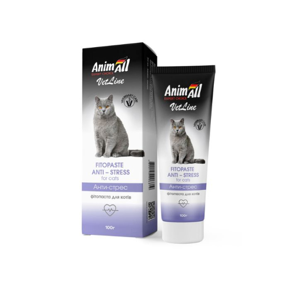 AnimAll VetLine Antistress Фітопаста антистрес для котів, 100 г