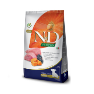 Farmina N&amp;D Pumpkin GF Lamb&amp;Blueberry Puppy Mini Беззерновий сухий корм з ягням, гарбузом і чорницею для цуценят малих порід, 2,5 кг