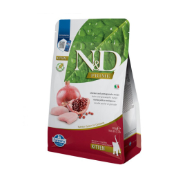 Farmina N&amp;D Prime Chicken&amp;Pomegranate Kitten Сухий беззерновий корм з куркою і гранатом для кошенят, 300 г