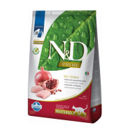 Farmina N&amp;D Prime Chicken&amp;Pomegranate Cat Adult Neutered Сухий беззерновий корм з куркою і гранатом для стерилізованих котів, 5 кг