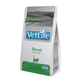 Farmina Vet Life Renal Сухий лікувальний корм для котів для підтримки функції нирок при хронічній або гострій нирковій недостатності, 400 г