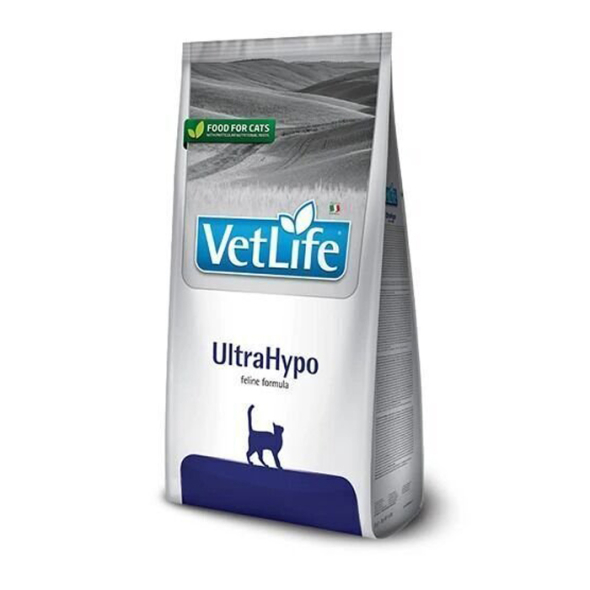Farmina Vet Life UltraHypo Сухий лікувальний корм для котів при харчовій алергії, 400 г