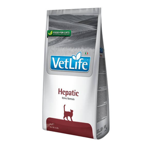 Farmina Vet Life Hepatic Сухий лікувальний корм для котів при хронічній печінковій недостатності, 2 кг