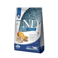 Farmina N&amp;D Ocean Cod Spelt, Oats&amp;Orange Cat Adult Сухий корм з тріскою, спельтою, вівсом і апельсином для котів, 10 кг