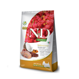 Farmina N&amp;D Quinoa Quail&amp;Coconut Adult Mini Skin&amp;Coat Сухий корм з перепілкою, кіноа, кокосом і куркумою для собак малих порід, 2,5 кг