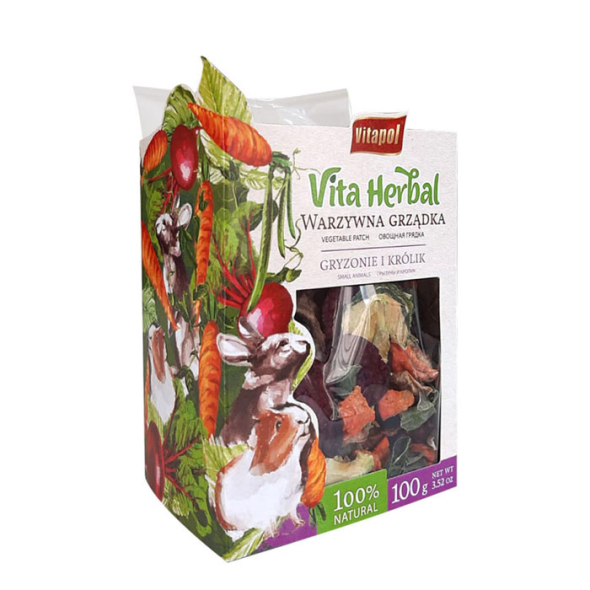 Vitapol Vita Herbal Овочева грядка для гризунів, 100 г