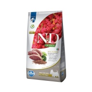 Farmina N&amp;D Quinoa Duck Broccoli&amp;Asparagus Adult Mini Neutered Сухий корм з качкою і кіноа для стерилізованих собак дрібних порід, 7 кг