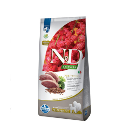 Farmina N&amp;D Quinoa Duck Broccoli&amp;Asparagus Adult Medium&amp;Maxi Neutered Сухий корм з кіноа, качкою, броколі і спаржою для стерилізованих собак середніх і великих порід, 12 кг