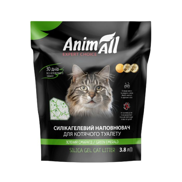 AnimAll "Зелений смарагд" Наповнювач силікагелевий 3,8 л - 1
