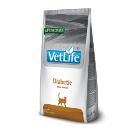 Farmina Vet Life Diabetic Сухий лікувальний корм для котів для контролю рівня глюкози в крові при цукровому діабеті, 2 кг