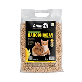 Animall Кукурудзяний наповнювач для котів і гризунів 3 кг