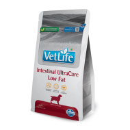 Farmina Vet Life Intestinal UltraCare Low Fat Сухий лікувальний корм для собак з низькою жирністю при захворюванні ШКТ, 1,5 кг