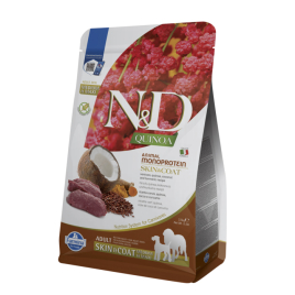 Farmina N&amp;D Quinoa Venison&amp;Coconut Adult Medium&amp;Maxi Skin&amp;Coat Сухий корм з олениною, кіноа, кокосом і куркумою для собак середніх і великих порід, 2,5 кг