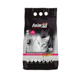 AnimAll Наповнювач бентонітовий білий, без аромату 10 л