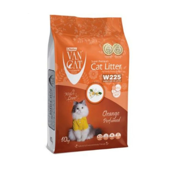 VanCat Orange Бентонітовий наповнювач, з ароматом квітучого апельсина 10 кг (12 л)