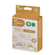 VELVET PAW TOFU Наповнювач для туалетів, без запаху, 6 л/2,6 кг