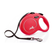 Flexi New Classic L Повідець-рулетка для собак до 50 кг, стрічка, 8 м, червона