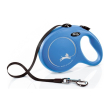Flexi New Classic L Повідець-рулетка для собак до 50 кг, стрічка, 8 м, синя
