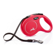 Flexi New Classic M Повідець-рулетка для собак до 25 кг, стрічка, 5 м, червона