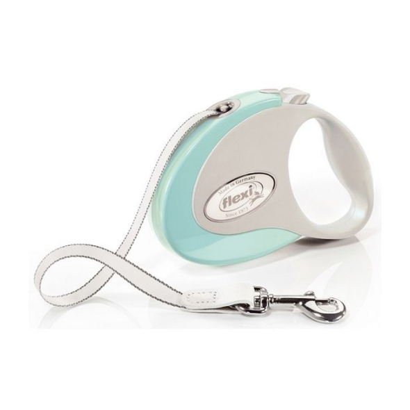 Flexi Style S Повідець-рулетка для собак до 12 кг, стрічка, 3 м, м'ятна