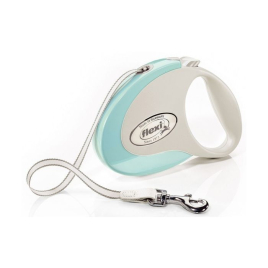Flexi Style М Повідець-рулетка для собак до 25 кг, стрічка, 5 м, м'ятна